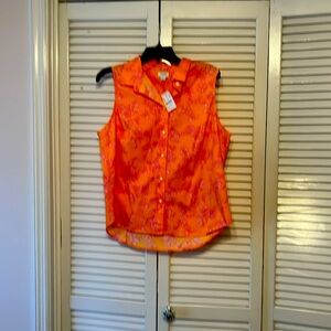 Crew cotton womens sleeveless top